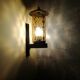 Metal and blown glass sconce from the 1950s