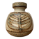 Mid-century Danish vase from Søholm pottery workshop, 1960s.