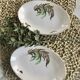 Very pretty little vintage Digoin Sarreguemines fern dishes