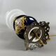 Limoges table lamp France porcelain brass glass vintage 20th century