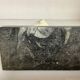 A marble dice bookend