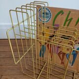 Vintage vinyl/magazine rack