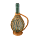 Bouteille verre et rotin vintage