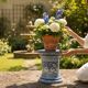 Column pedestal for a ceramic plant pot from Nevers.