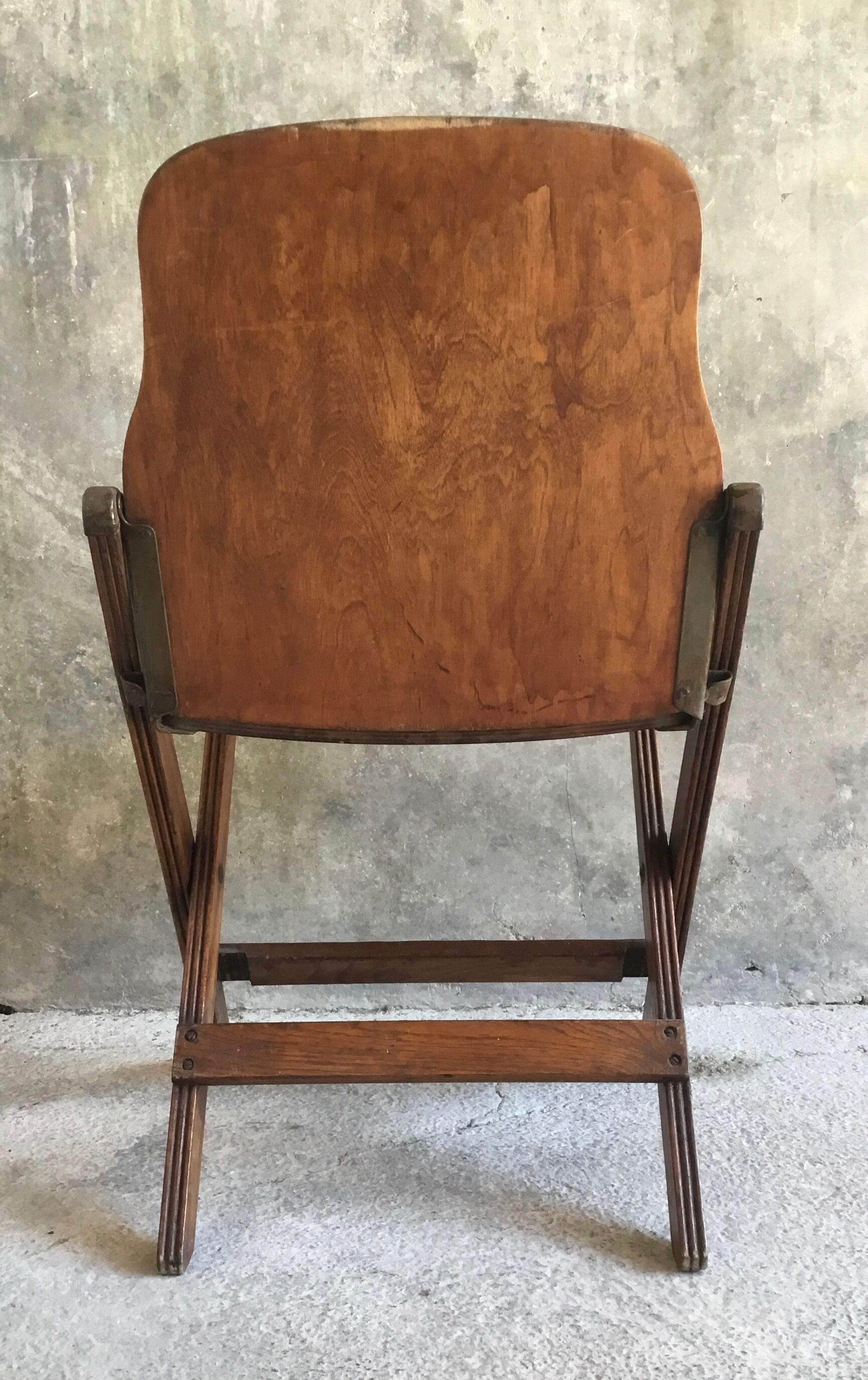 Pair of folding US chairs 2nd World War American Seating co Grand Rapids - 1940
