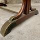 Thonet bar bar troquet bistro table in curved wood and brass 1930