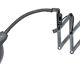 Grey Industrial Gooseneck Scissor Wall Lamp from Elektroinstala, 1960s