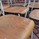 Lot de 4 chaises ecole tchécoslovaque 1950 1960