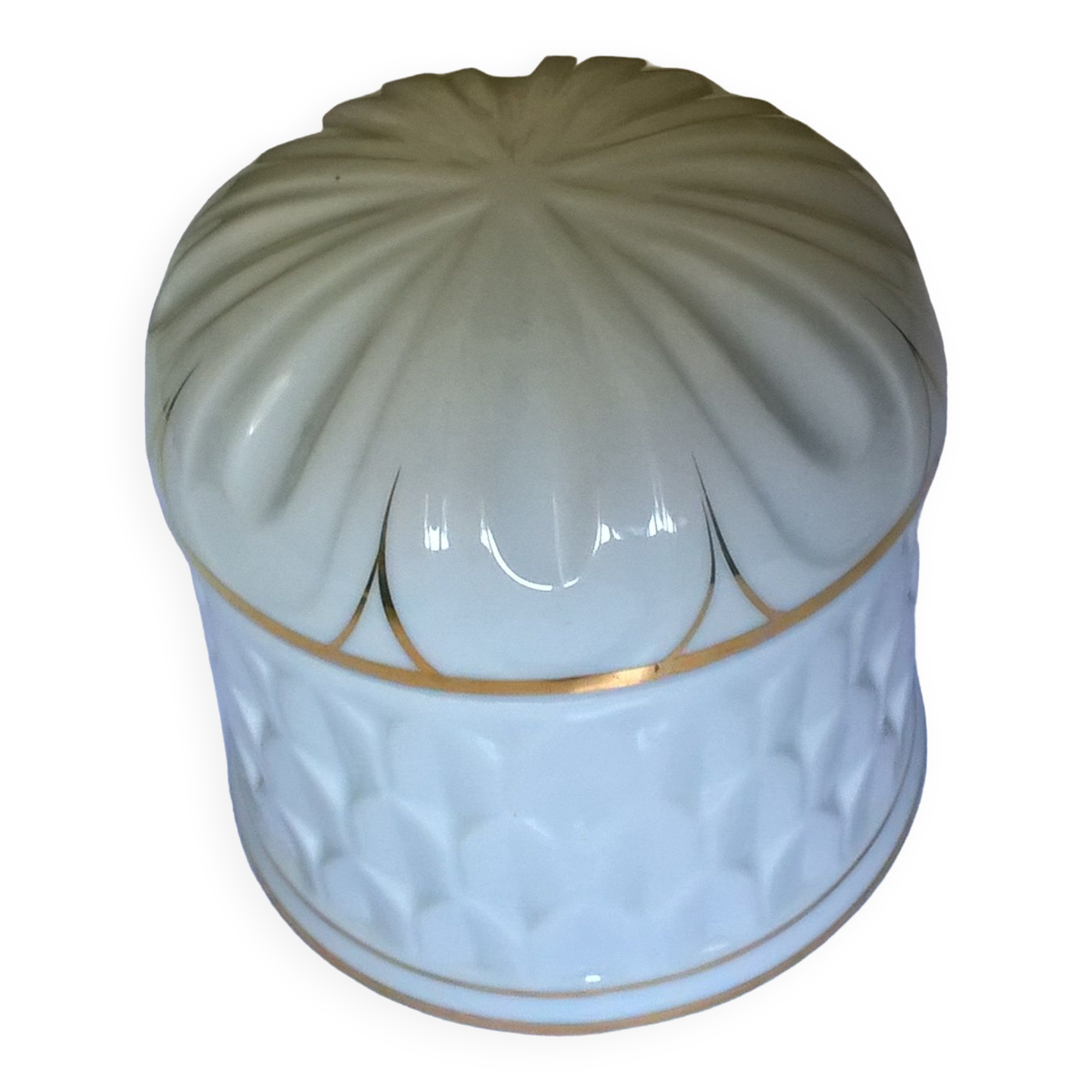 Vintage porcelain pot box Royal Pavilion At Brighton for Elizabeth Arden