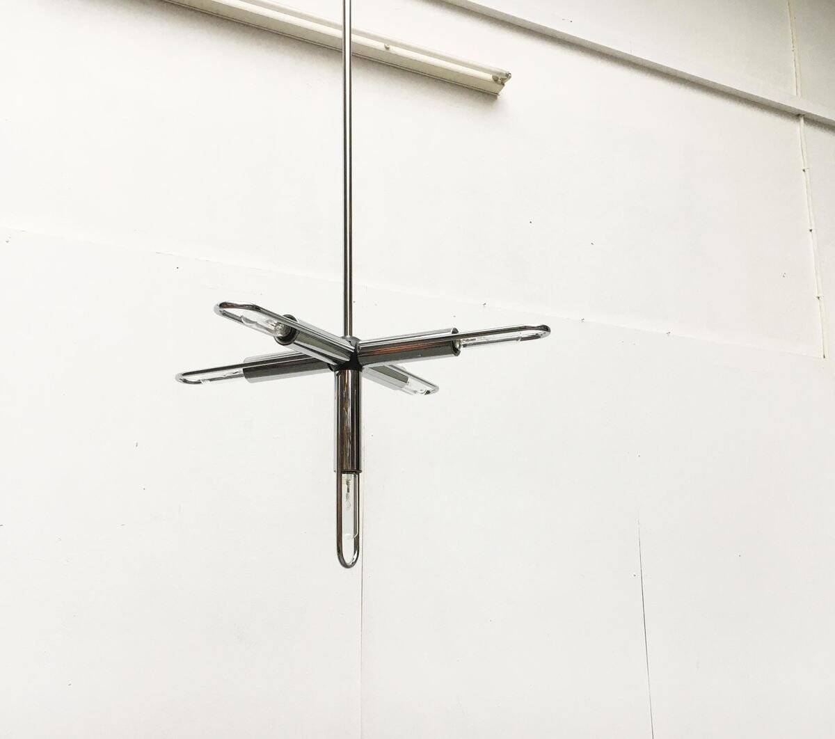 German chandelier Space Age by Kinkeldey