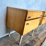 Pair of vintage bedside tables / nightstands