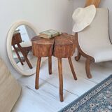 Coffee table, side table, brutalist end table.