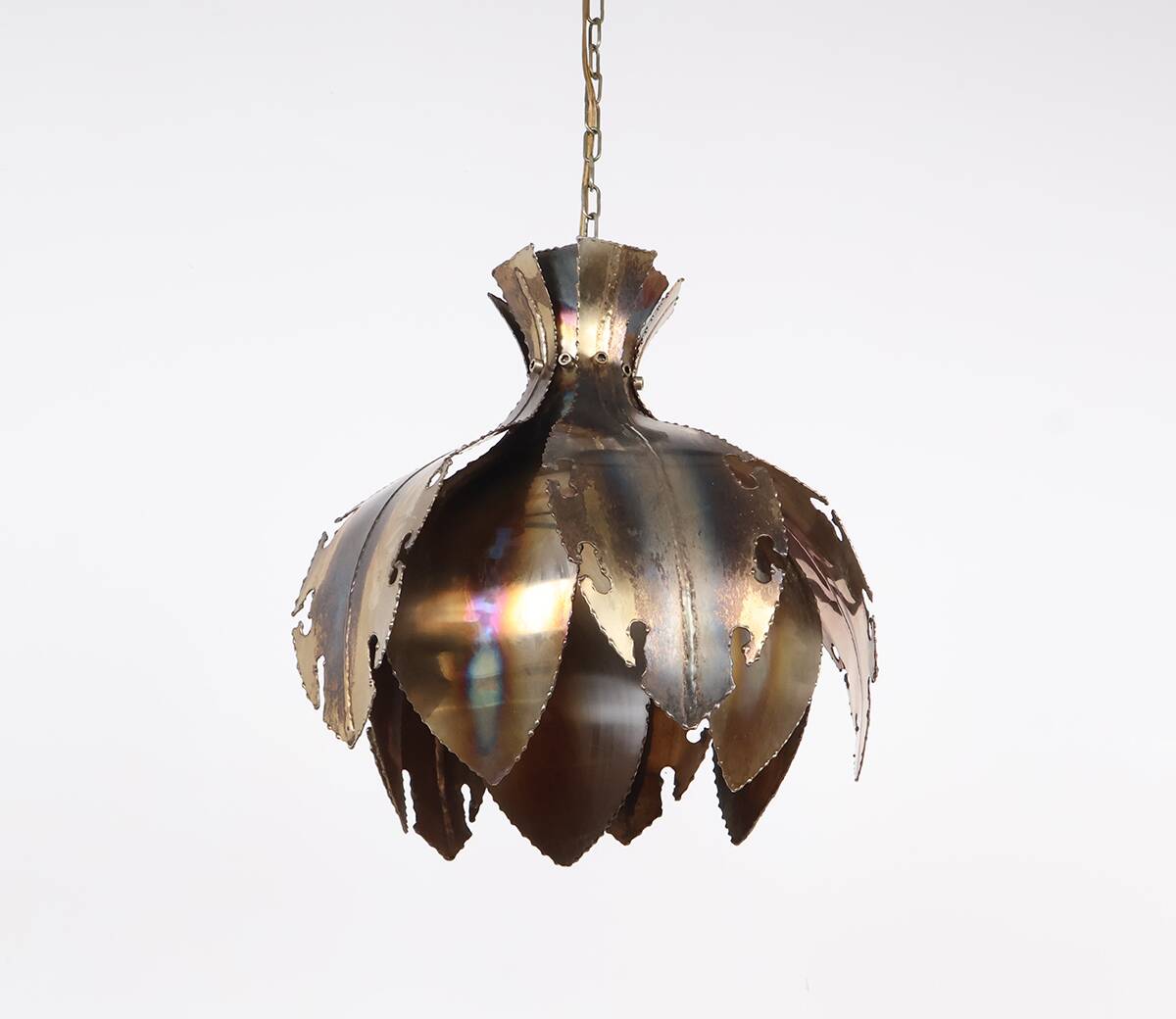 Holm Sorensen "Union" brass pendant lamp, 1960s