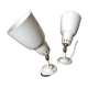 Pair of Stilnovo wall lamps with adjustable brass ball head