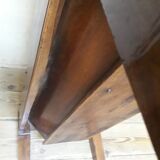 Solid walnut kneading table old XIX°