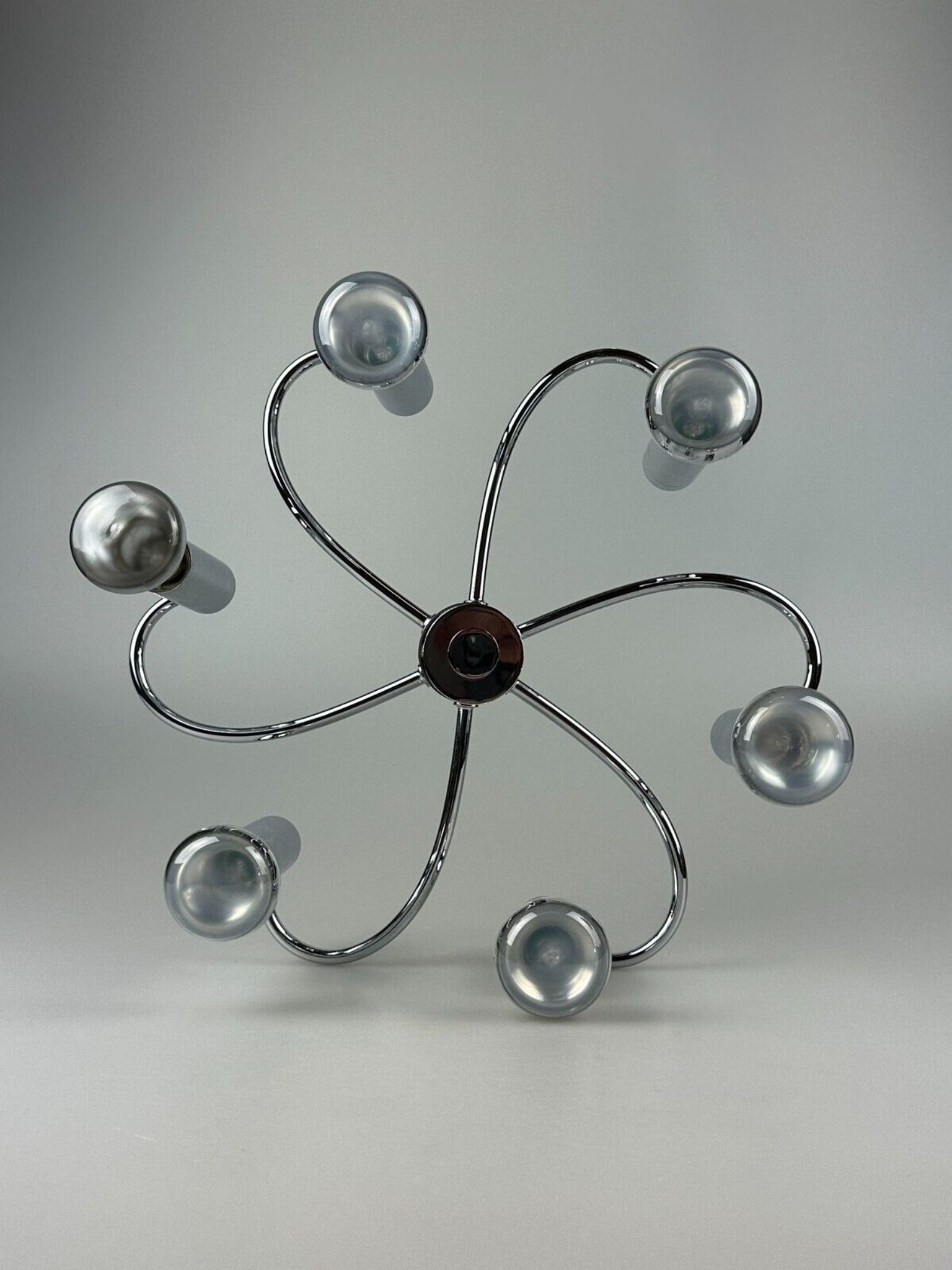 60s 70s Sputnik wall lamp or ceiling lamp by Cosack Leuchten Chrom