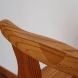 Pair of Scandinavian pine chairs