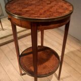 Louis XVI style marquetry side table