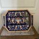 Old Dish Plate Handle Gien Earthenware Ceramic Renaissance Decor