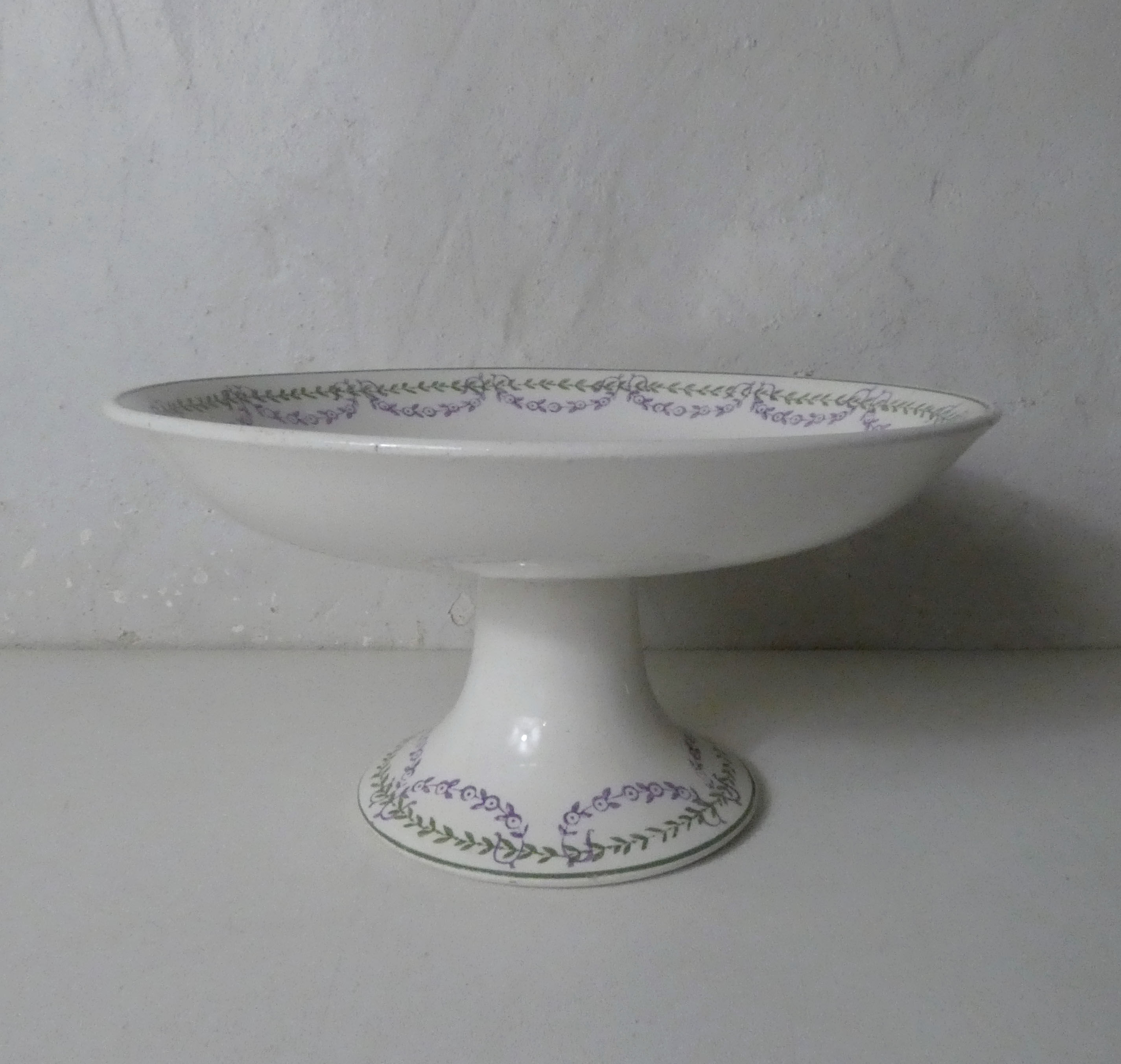 compotier faience old longwy