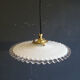 Suspension vintage française en verre