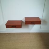Wall bedside tables
