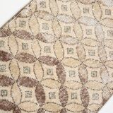 2x9 Soft Pastel Beige Turkish Runner Rug, 54x276Cm FREE SHIPPING