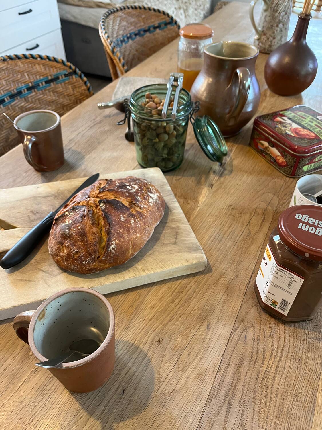 Lot de 4 tasses artisanale en céramique