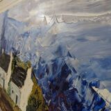 Painting painted with a knife