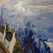 Painting painted with a knife