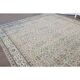 1970s Vintage Turkish Oushak Handmade Wool Cotton Brown Area Rug 193x275
