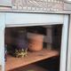 Patinated buffet top