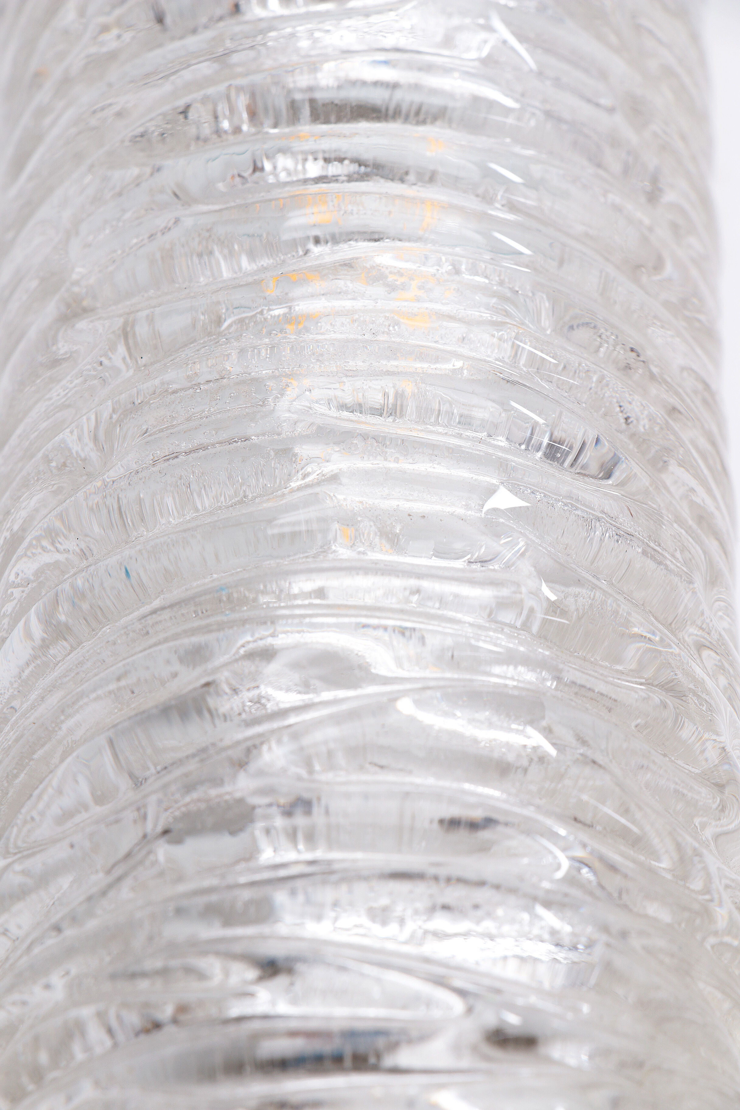 Set Elongated wall lamps by Honsel Leuchten with bubble glass, 1960