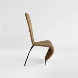 1 X  Postmodern 1980s Dining Side Rope Chair