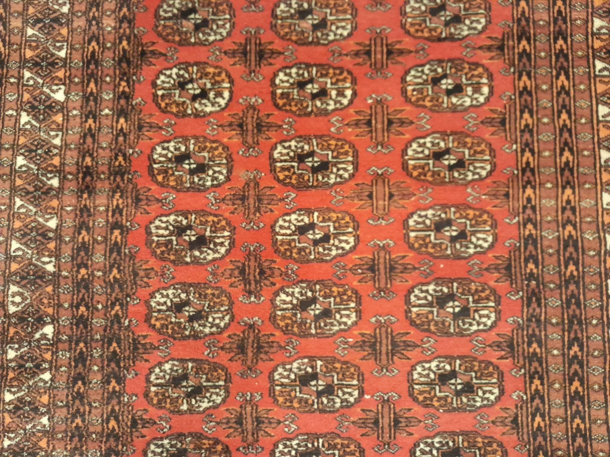 Handmade Bukhara carpet 181x125cm