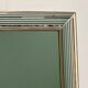 DeKnudt 1980s “Disco” mirror with layered bevelled frame & gilt trim