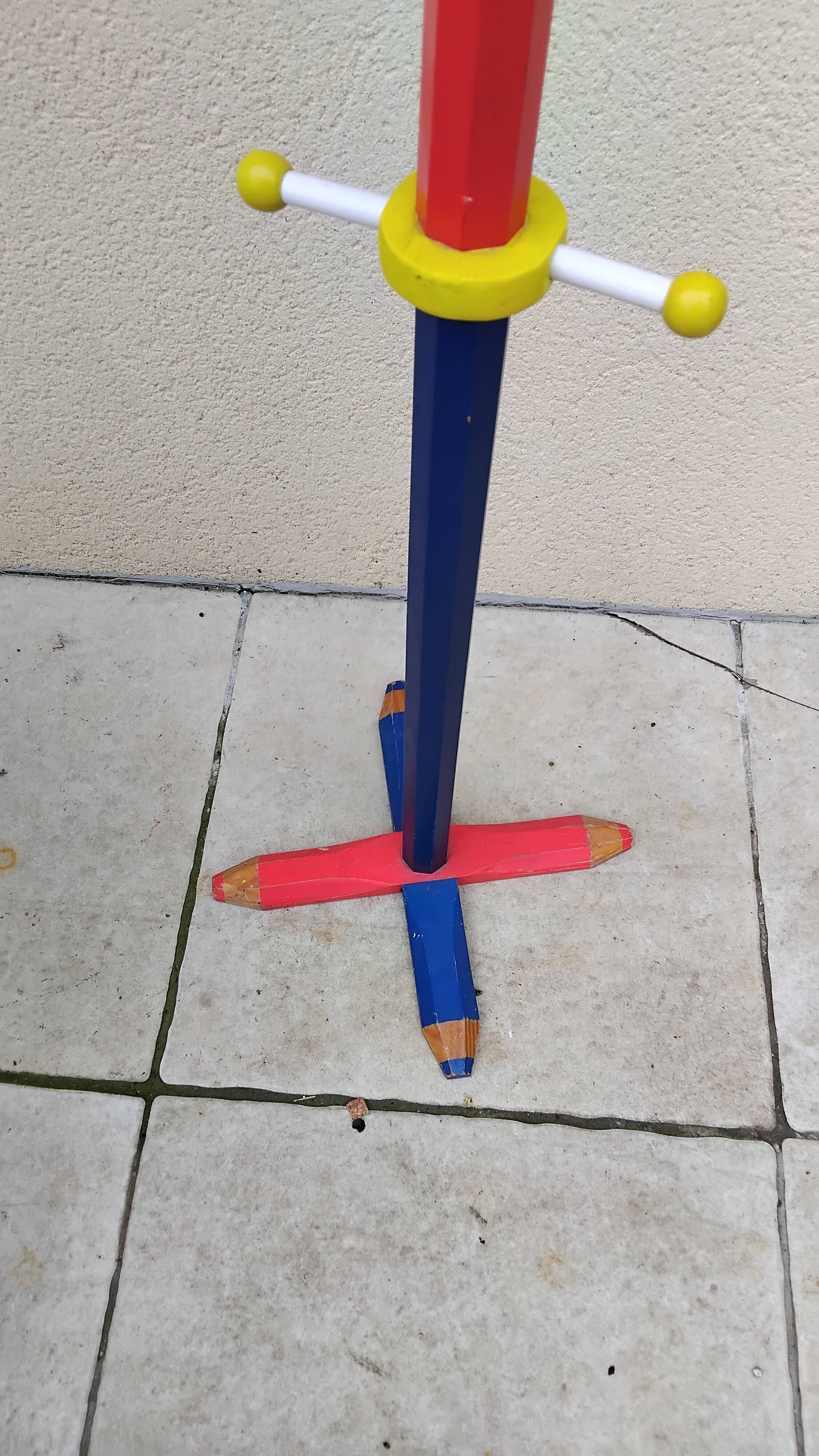 Porte manteau crayon Pierre Sala vintage