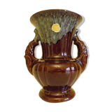 Amphora style vase with 2 coves - A.D.P. - 1980s