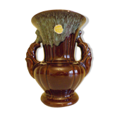 Vase style amphore avec 2 anses A.D.P. années 1980
