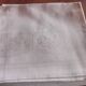 12 old damask linen towels monogrammed LD
