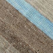 Tapis kilim vintage fait main beige et bleu, style scandinave naturel