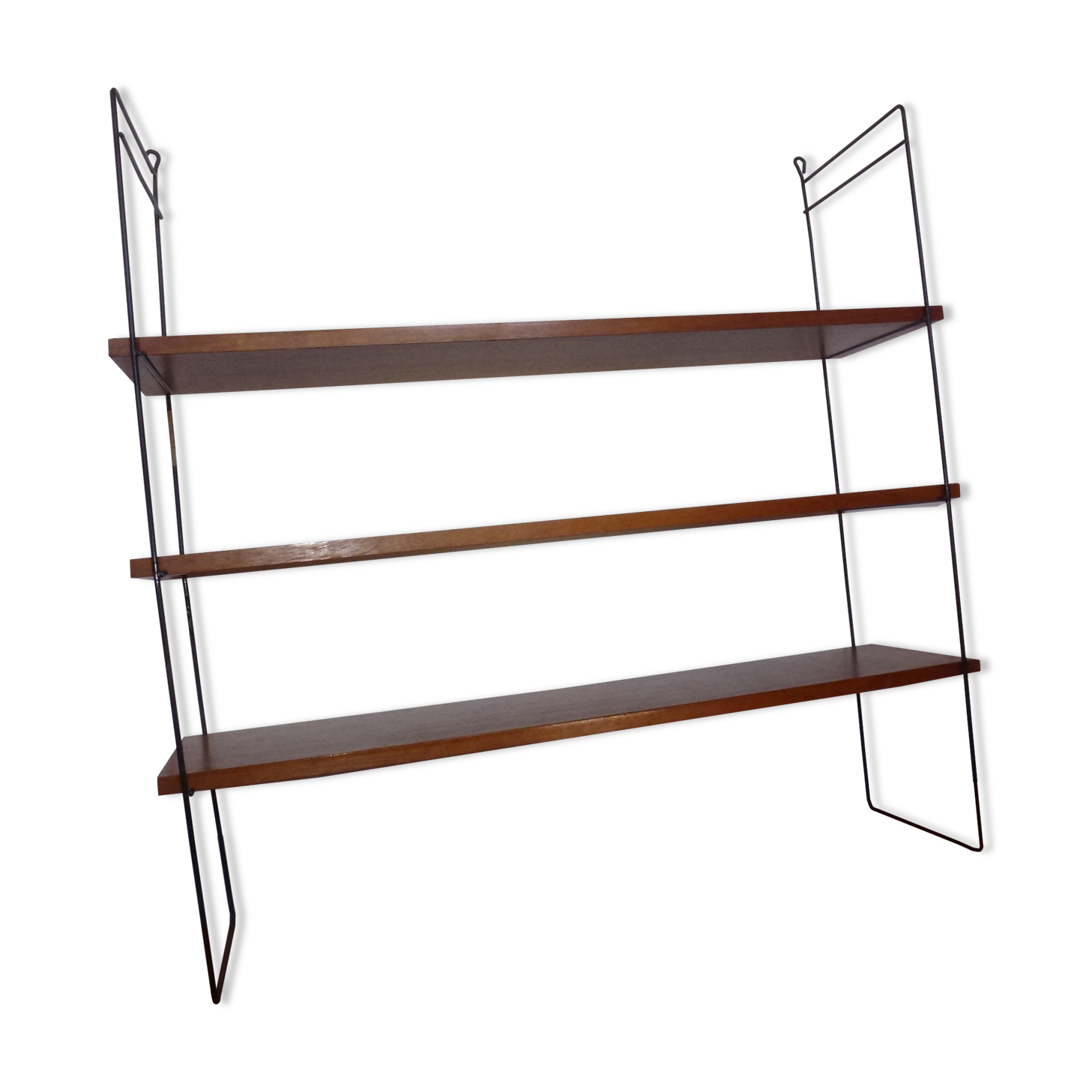 Shelf String Wood Metal Vintage 1950-1960