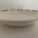 Plat de service Orval bleu Longwy