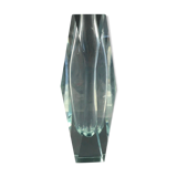 Very Large Mid-Century Murano Faceted Glass Vase by Flavio Poli for Mandruzzato, Italy, 1960s