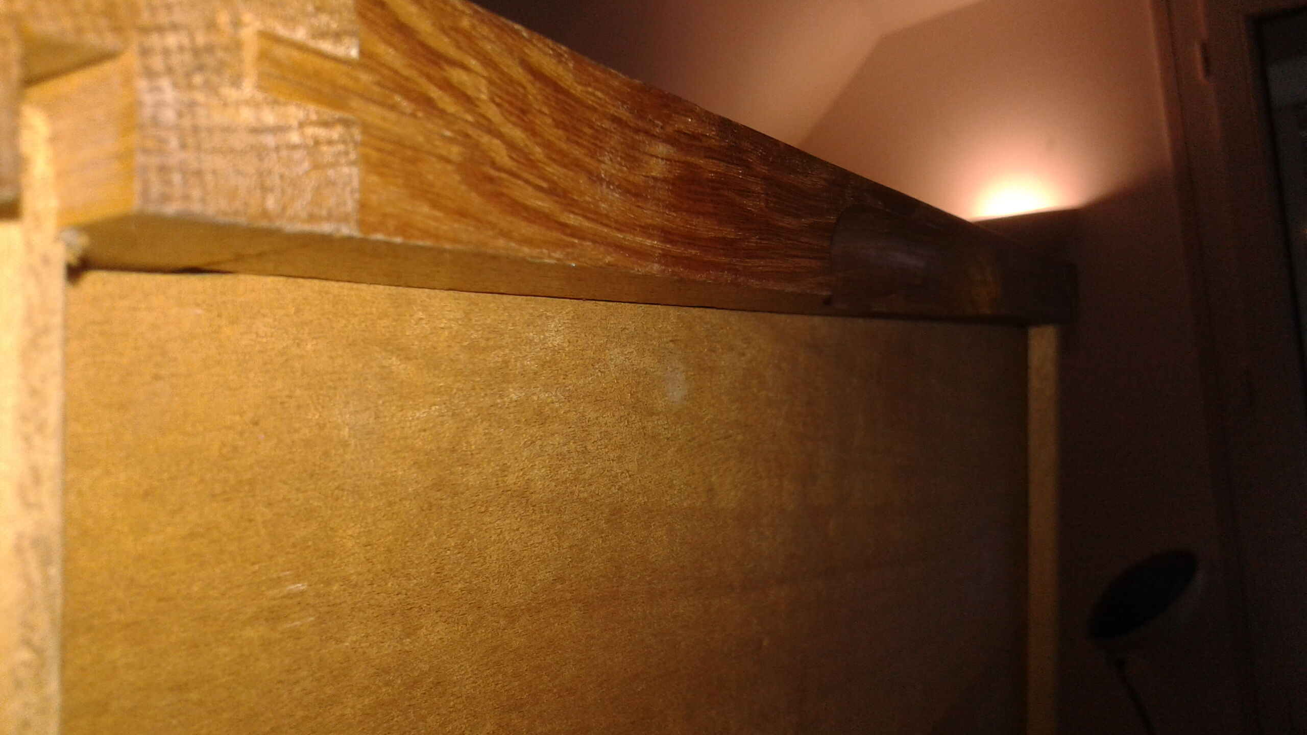 Dresser chest of drawers vintage wood and wicker feet compass