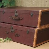 Old car suitcases