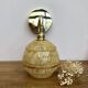 Vintage tulip wall lamp in yellow and gold Clichy glass