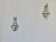 Pair of silver-plated balloon wall lights with pendants, circa 1970.