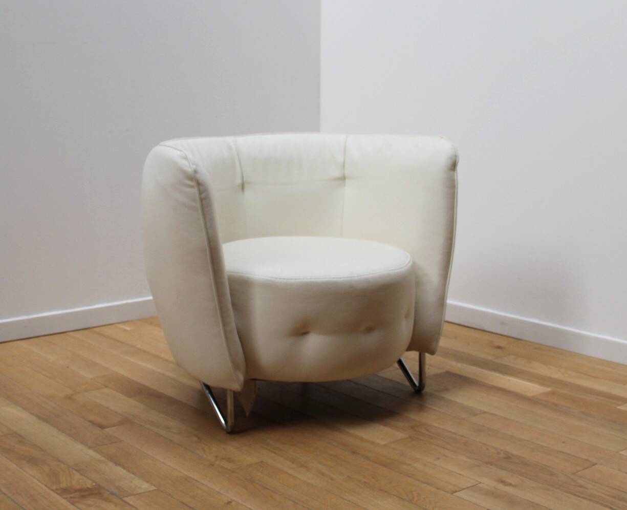 Pair of Maybe armchairs, Cotta