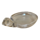 Zoomorphic turtle soap dish